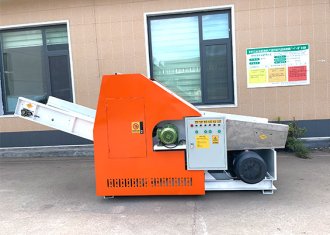 Guillotine Type Fabric And yarn waste cutting machine