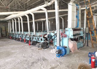 Weaving and hosiery waste fabric and yarn recycling machine 3+9 lines