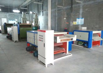 Flax and hemp fiber recycling machine