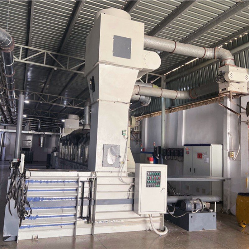 Horizontal Type Textile Fiber Baling Machine