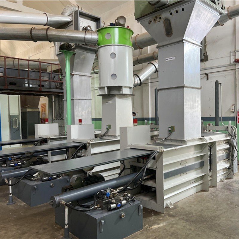 Horizontal Type Textile Fiber Baling Machine2