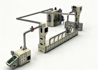 Cotton waste recycling machine 